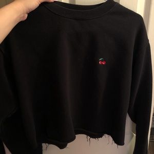 John galt black cherry sweater